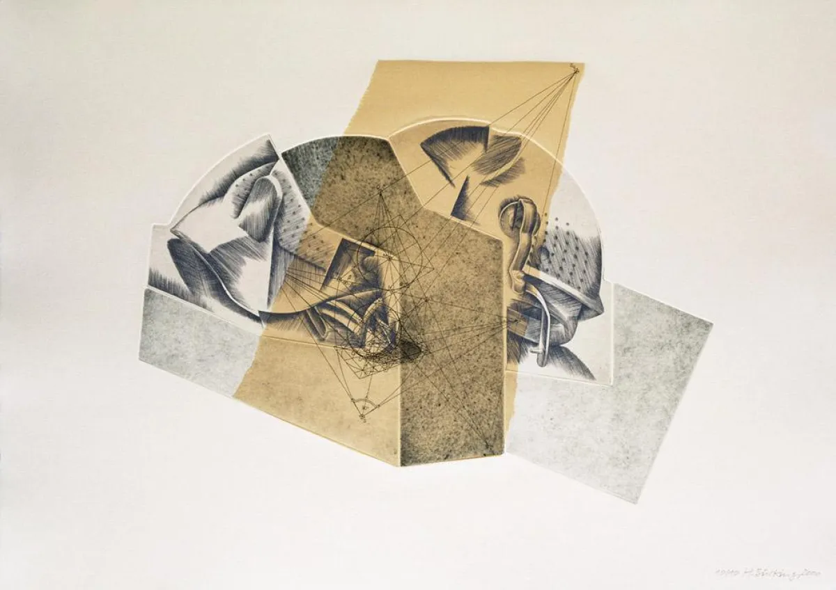 © Heribert Bücking, aus der Serie »Kopfbaustelle«, 2000, Foto: Ilona Ripke