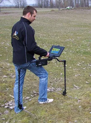 Bild: Gepard GPR - Das tragbare Bodenradar der Firma OKM GmbH aus Deutschland