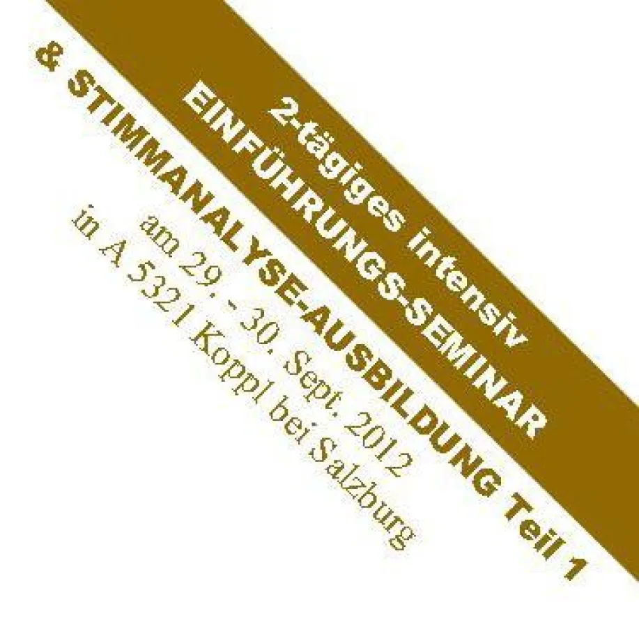 Folder Stimmanaylse-Ausbildung