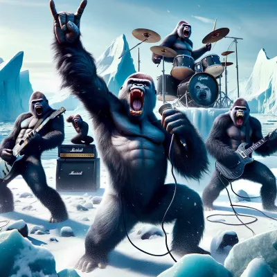 Bild: Grönlandgorilla: Die neue Heavy-Metal-Sensation aus Berlin erobert die Bühnen!