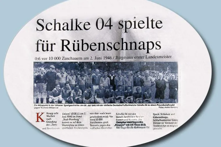 Bild: Schalke und Uelzen, Schinken, Speck, Rübenschnaps und der Schalke Fanclub Uelzen