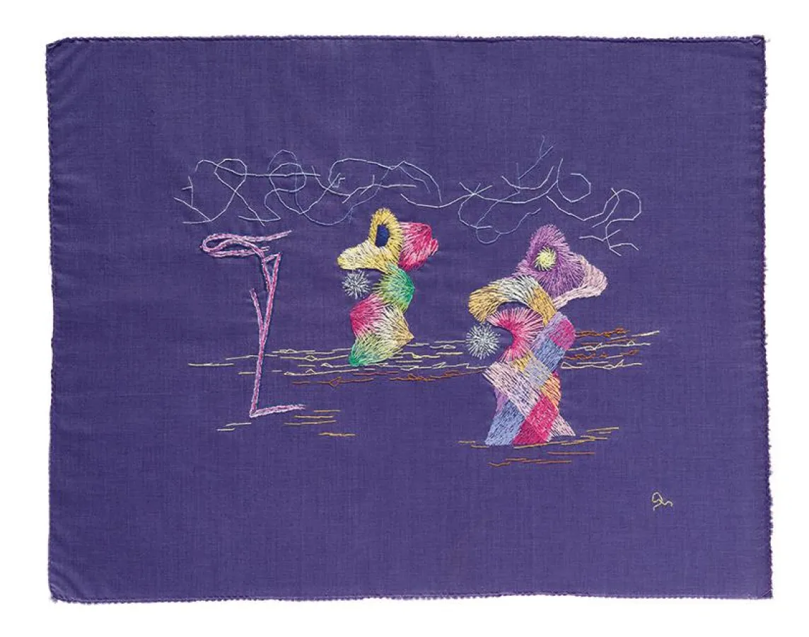 EVA MOLS: LEBENSLINIEN - Neue Arbeiten aus Garn.