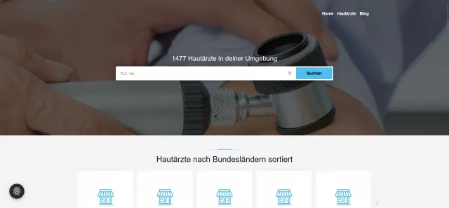 Bild: Die neue Plattform zur Dermatologensuche und Hautgesundheitsberatung in Deutschland