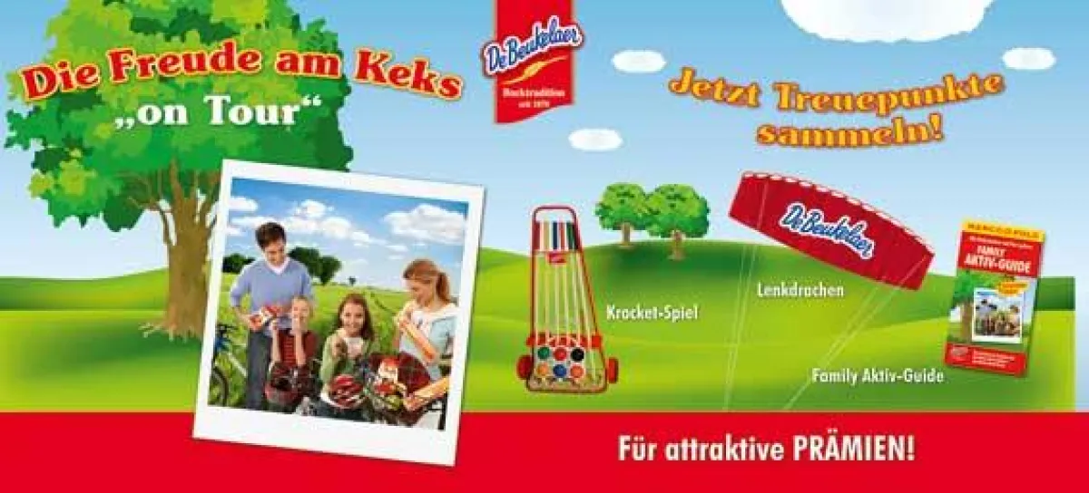 Topschild „Die Freude am Keks on Tour“