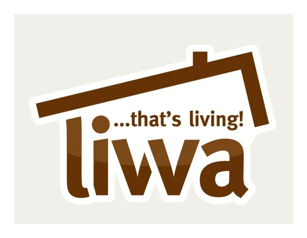 Logo livva - that's living!