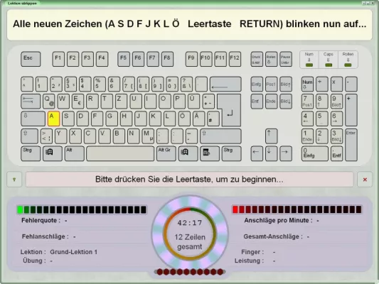 Bild: Tippmaster 3.4.0: Tippen lernen wie ein Profi