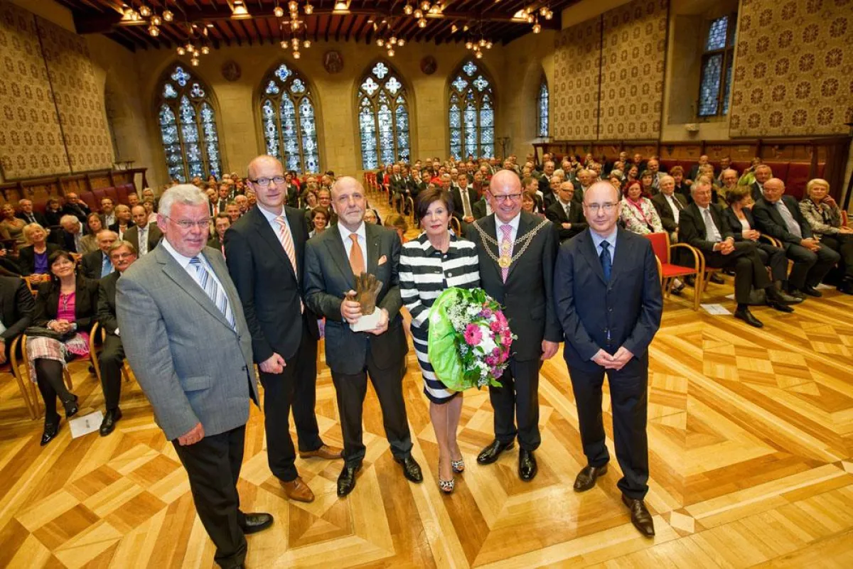 Der Wirtschaftspreis der Stadt Münster wurde im Rathausfestsaal verliehen.