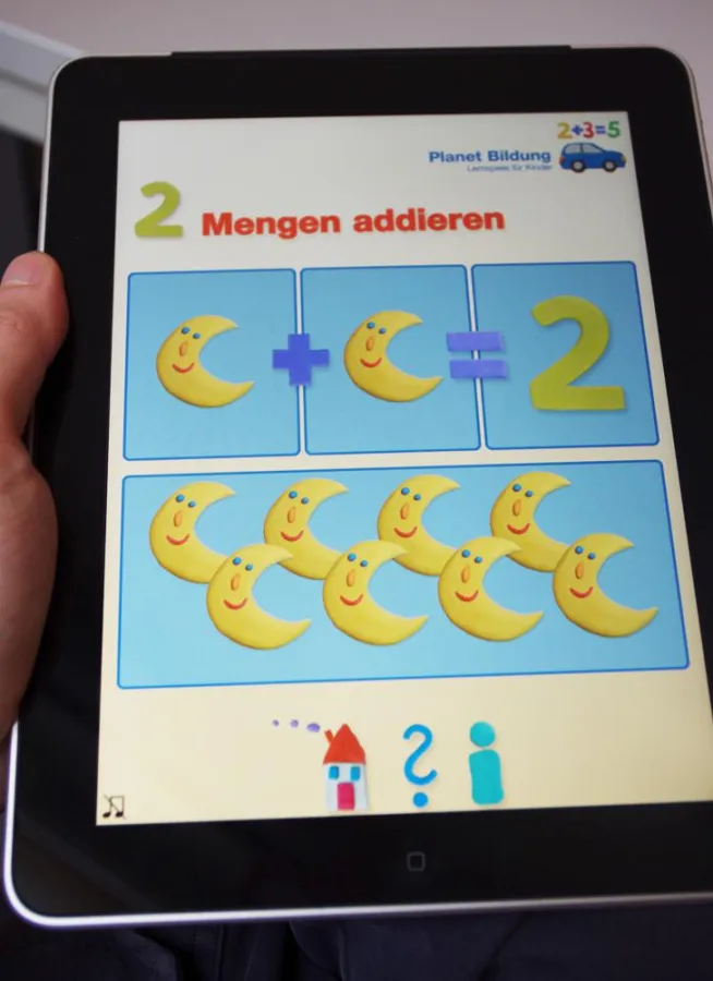 iPad Mathe-App für Kinder 