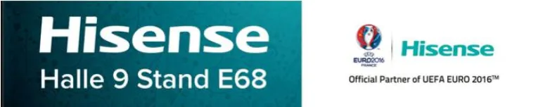 Bild: Die passende Technik zur Fußball-EM: Hisense auf der expert Fruhjahrstagung 2016