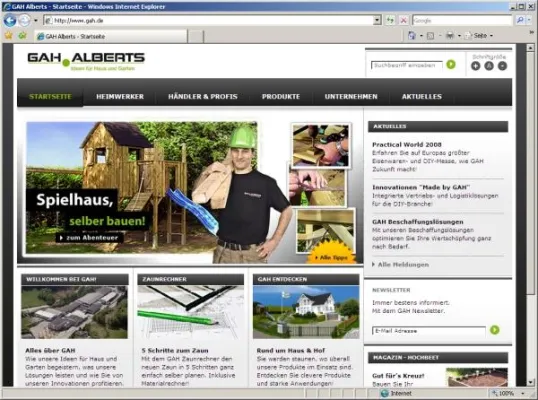 kernpunkt optimiert den Internetauftritt der GAH Alberts Bild: kernpunkt optimiert den Internetauftritt der GAH Alberts