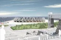 Bild: Eurovision Song Contest in der Baku Crystal Hall