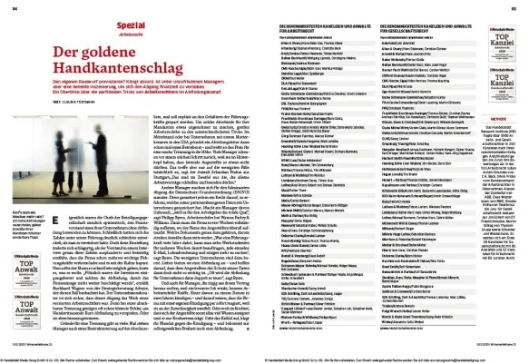 Bild: Bietmann laut Wirtschaftswoche unter den 50 Top-Kanzleien im Arbeitsrecht