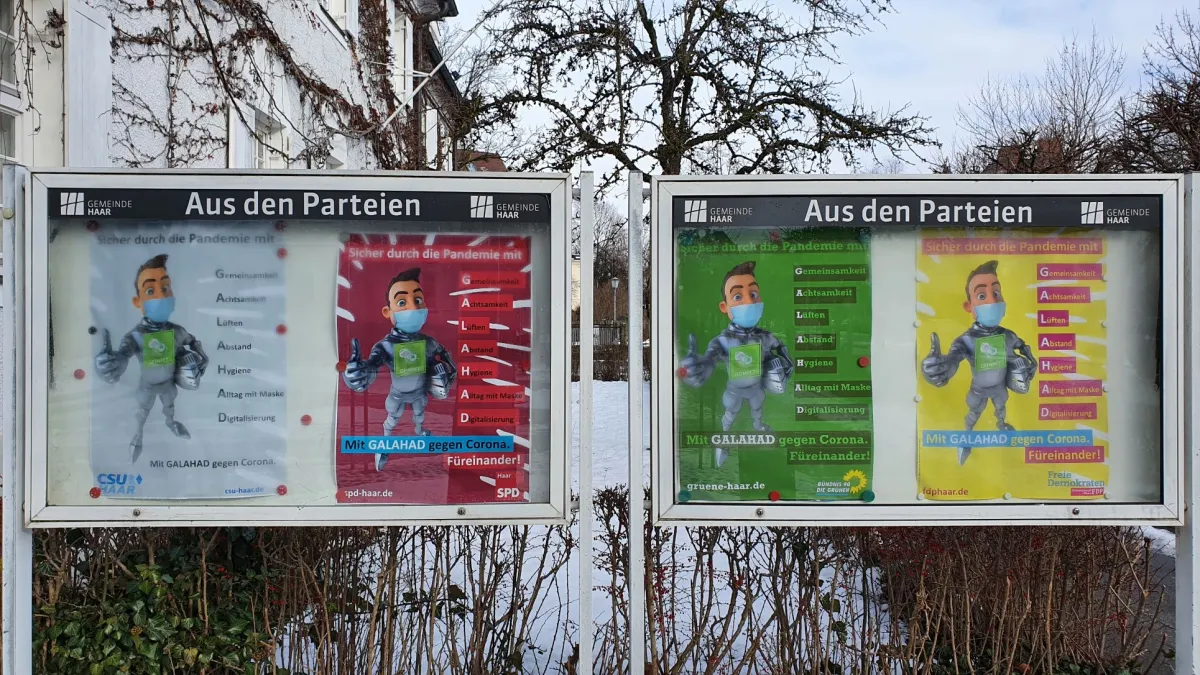 Die Haarer Politik setzt ein klares Signal des Miteinanders bei der Bewältigung der Corona-Pandemie.