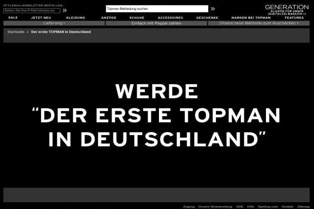 Bild: „Der erste TOPMAN in Deutschland“: Britisches Herrenmodehaus TOPMAN sucht „Ambassadors“ für Fashion-Projekt