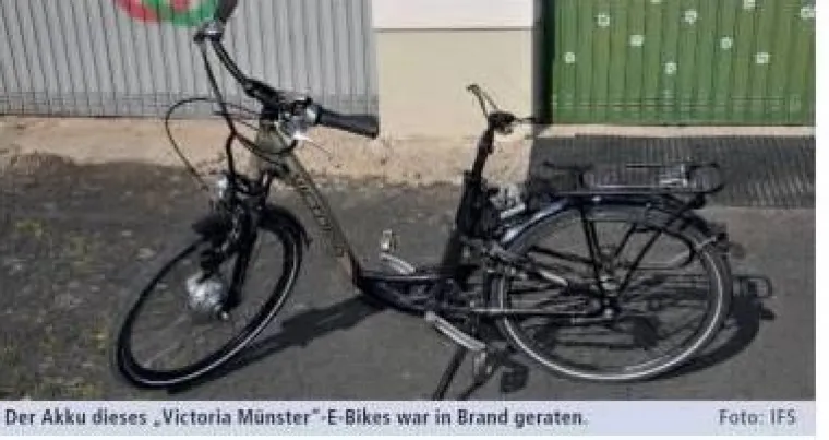 Bild: Brandgefahr für E-Biker und Modellflieger