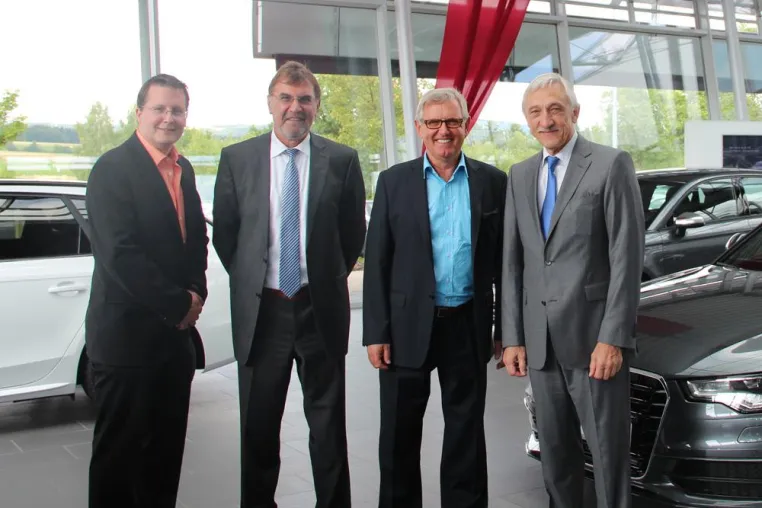 Erfahrungsaustausch mit Heinrich Alt von der Bundesagentur für Arbeit Bild: Erfahrungsaustausch mit Heinrich Alt von der Bundesagentur für Arbeit