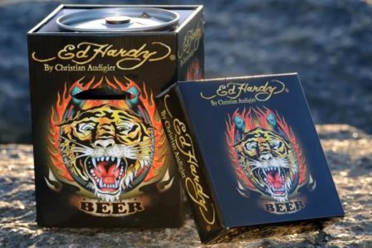 Ed Hardy Partyfässchen im Umkarton