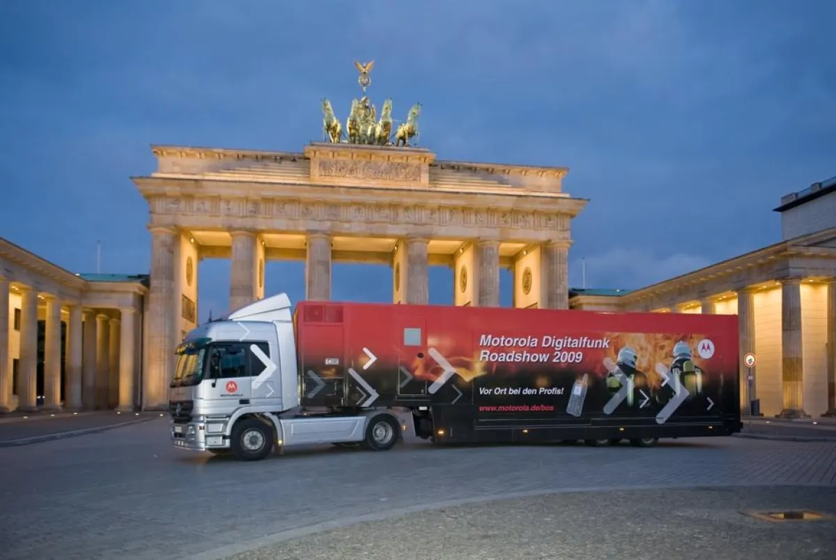 Motorola TETRA Truck geht auf Deutschlandtour