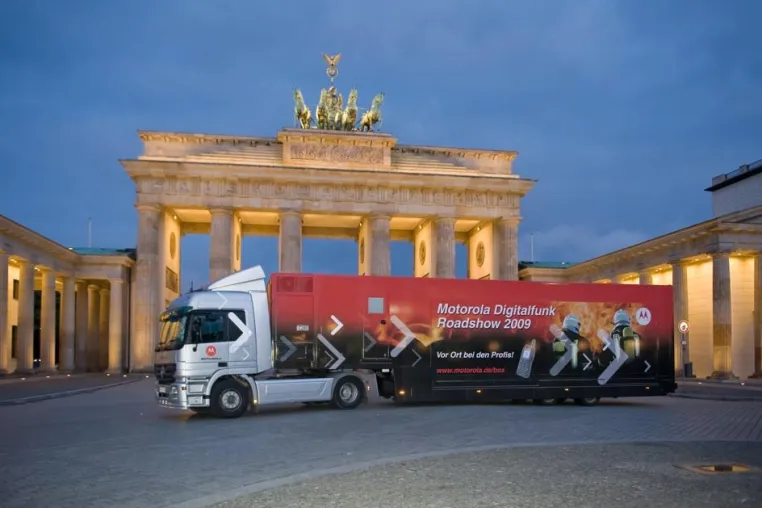 Bild: Motorola TETRA Truck geht auf Deutschlandtour