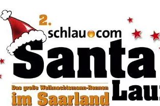 Bild: Weihnachtsmänner haben es wieder eilig