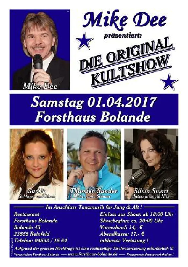 Mike Dee´s Original Kultshow geht weiter