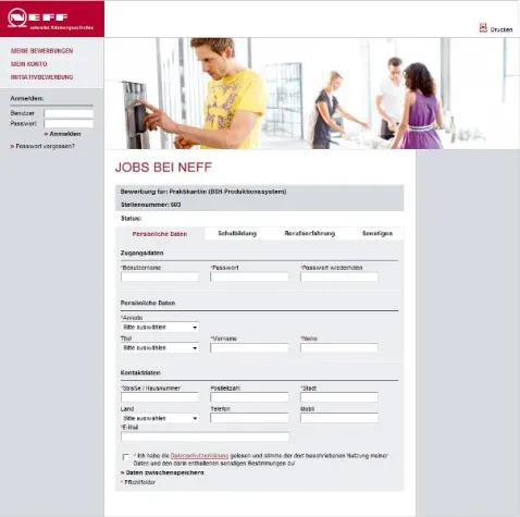 Bild: MHM realisiert e-Recruiting-Lösung für Hausgerätehersteller NEFF