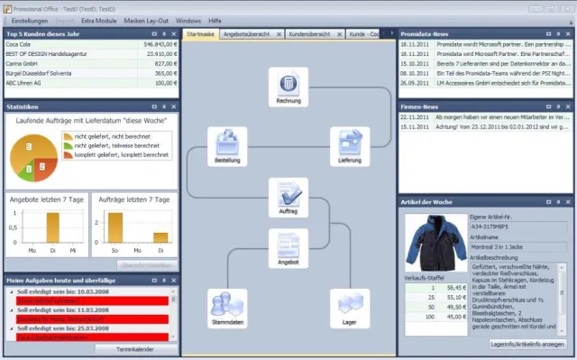 Bild: Lieferanten entscheiden sich für die Werbeartikel Software von Promidata