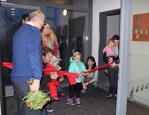 Bild: Jetzt geht es los - In der neuen Kita in der Peter-Huchel-Straße hat die Eingewöhnung begonnen