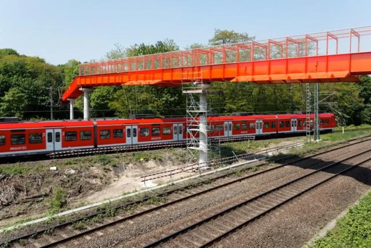 Die neue Belvederebrücke verbindet zwei Kölner Stadtteile