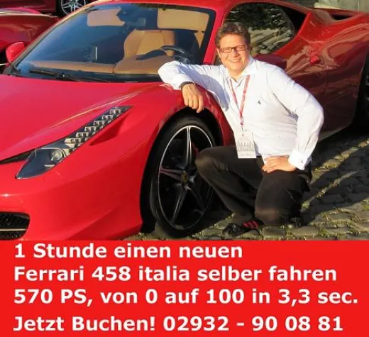 Bild: Ferrari 458 italia mieten und selber fahren