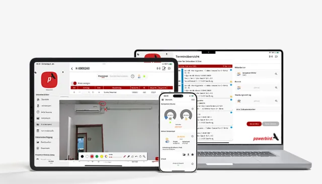 Bild: Update für Powerbird-App - neue Funktionen für das mobile Arbeiten