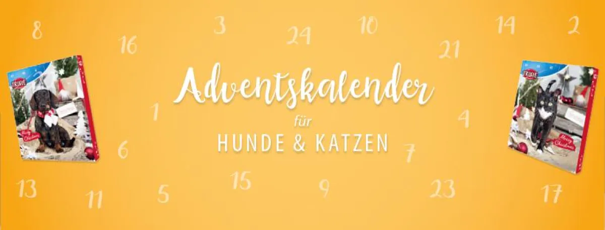 Adventskalender 2018 für Hunde, Katzen und Kleintiere bei Zooblitz