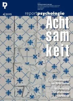 Report Psychologie: Achtsamkeits-Therapie ist sinnvoll, aber nicht notwendig Bild: Report Psychologie: Achtsamkeits-Therapie ist sinnvoll, aber nicht notwendig