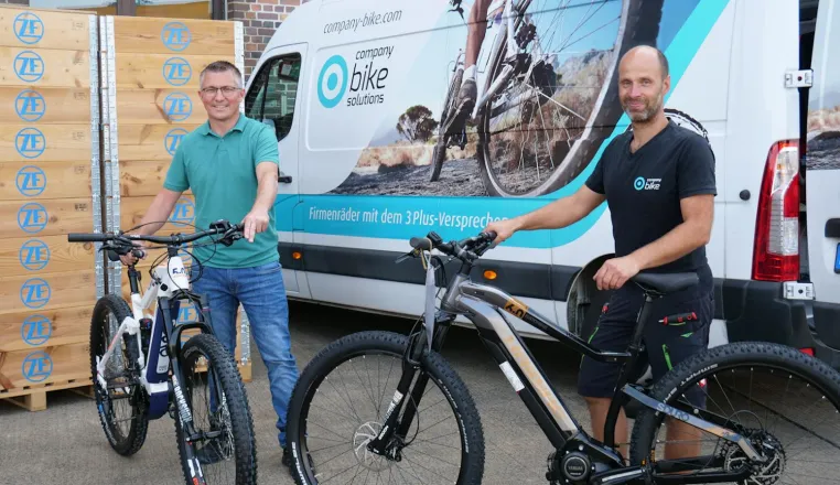 Grüne Mobilität für alle Mitarbeiter: ZF kooperiert mit Company Bike Bild: Grüne Mobilität für alle Mitarbeiter: ZF kooperiert mit Company Bike