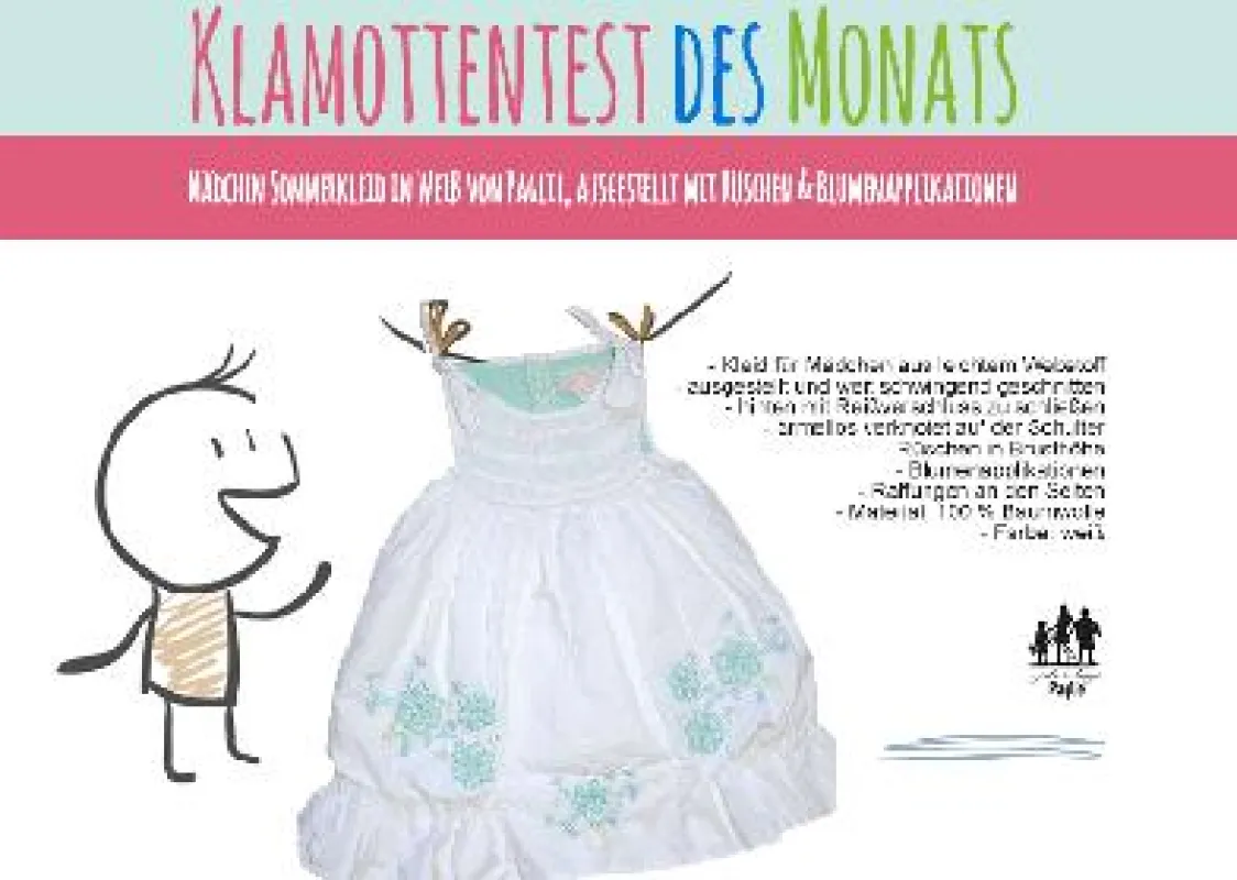 Ab sofort können Sie interessierte Testfamilien für den ersten Klamottentest bewerben.