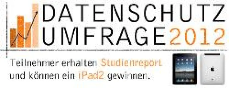 Start der Datenschutz-Umfrage 2012 Bild: Start der Datenschutz-Umfrage 2012