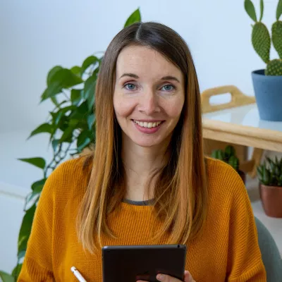 Bild: Anett Witke spezialisiert sich als Industrie-Texterin