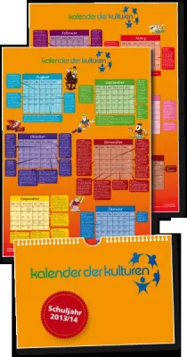 Bild: Neu für das Schuljahr 2013/14: Der Kalender der Kulturen