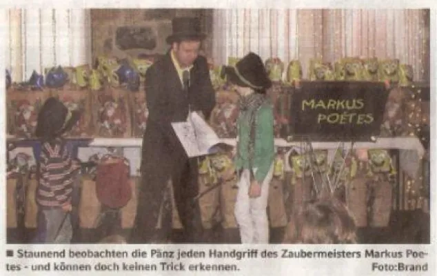 Bild: MARKUS POÉTES - ZAUBERER FÜR KINDER - UNTERSTÜTZT DEN VEREIN "ALLES FÜR ANDERE E.V."
