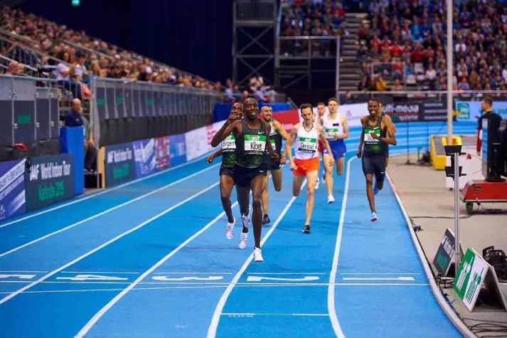 Bild: Megaforce übernahm Ausstattung beim Indoor Meeting Karlsruhe