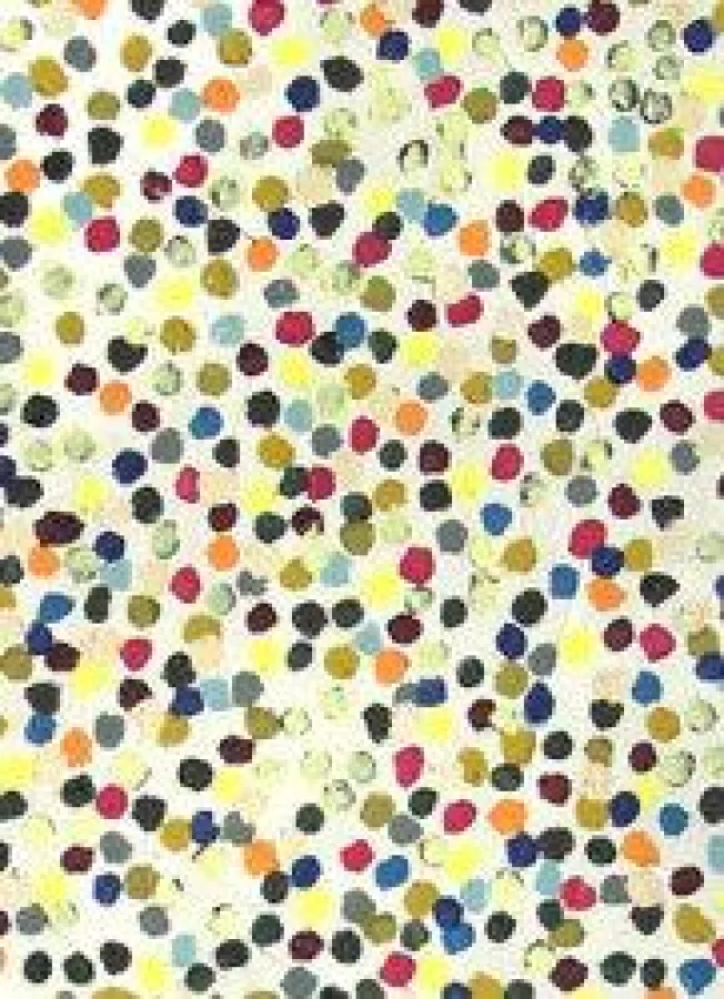 Jürgen Kellig, Detail aus „micro-marcro-112-093“, 2011, Öl auf Leinwand, 112 x 100 cm