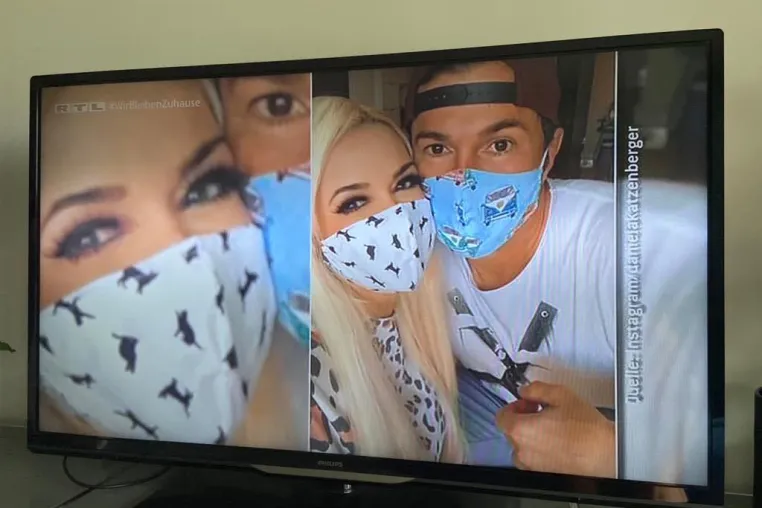 Bild: Corona-Statement - Daniela Katzenberger und Lucas Cordalis