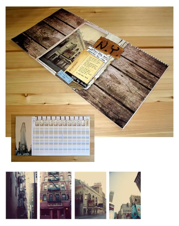 Es kann nur einen geben: Den many people planner mit Deckblatt,12 Monatsblättern und Pappe am Rücken