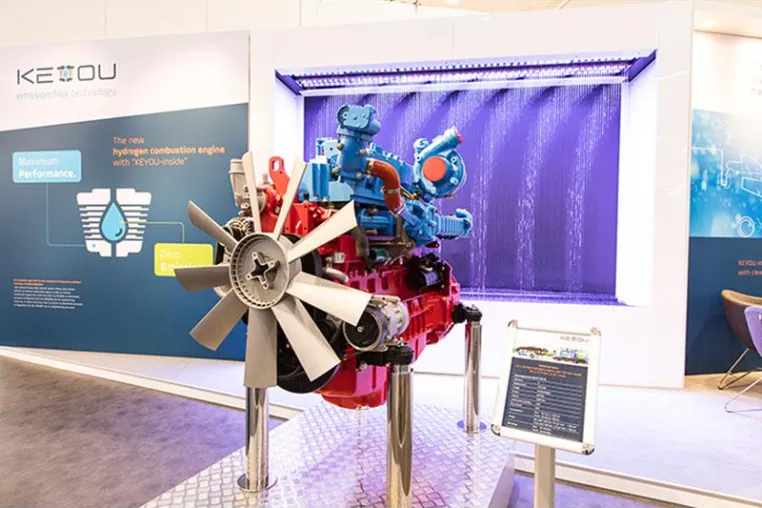 DEUTZ setzt langfristig auf KEYOU-inside Technik und den CO2-freien Wasserstoffmotor Bild: DEUTZ setzt langfristig auf KEYOU-inside Technik und den CO2-freien Wasserstoffmotor