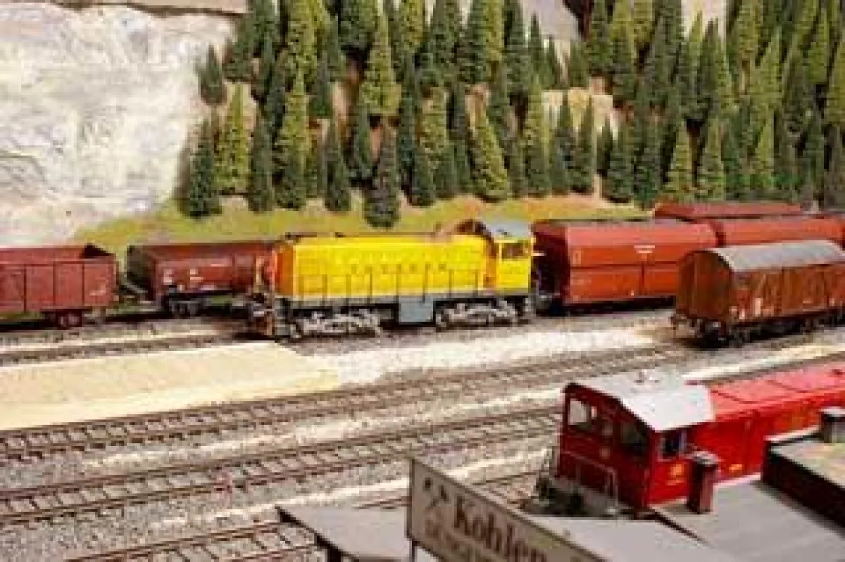 Große Schauanlage der Stuttgarter Modellbahnschau