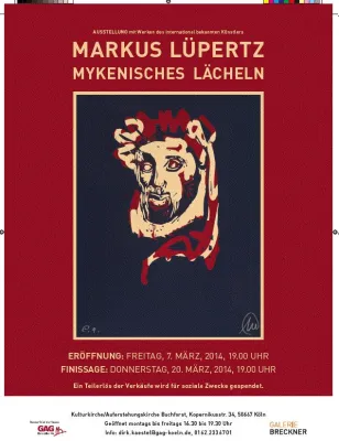 Bild: Markus Lüpertz - Kunstausstellung in Köln - Großteil des Erlöses für guten Zweck