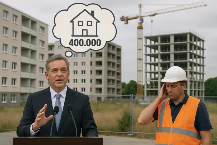 Bild: Wohnungsbau 2025: Genehmigungen steigen leicht, Fertigstellungen brechen stark ein
