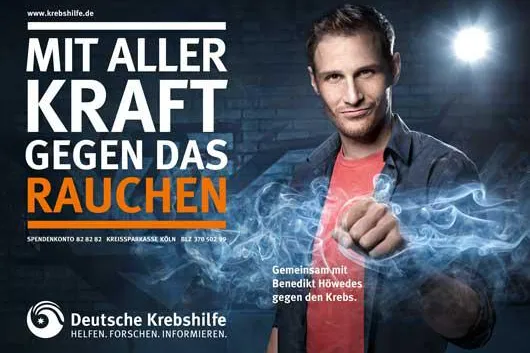 Bild: Fußballnationalspieler Benedikt Höwedes unterstützt Deutsche Krebshilfe