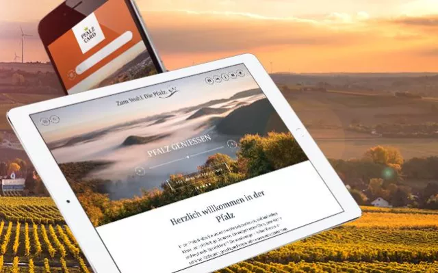 Bild: UEBERBIT launcht Plattform für Wein- und Tourismusmarketing pfalz.de