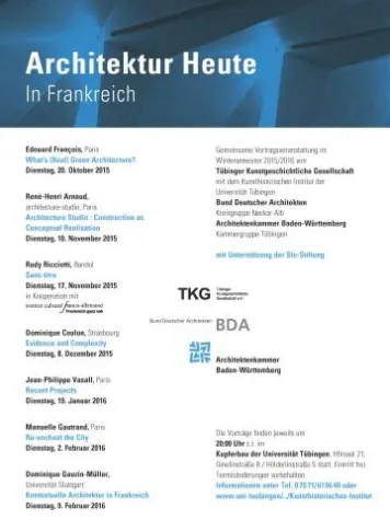 Bild: Architektur Heute | Dominique Coulon in Tübingen